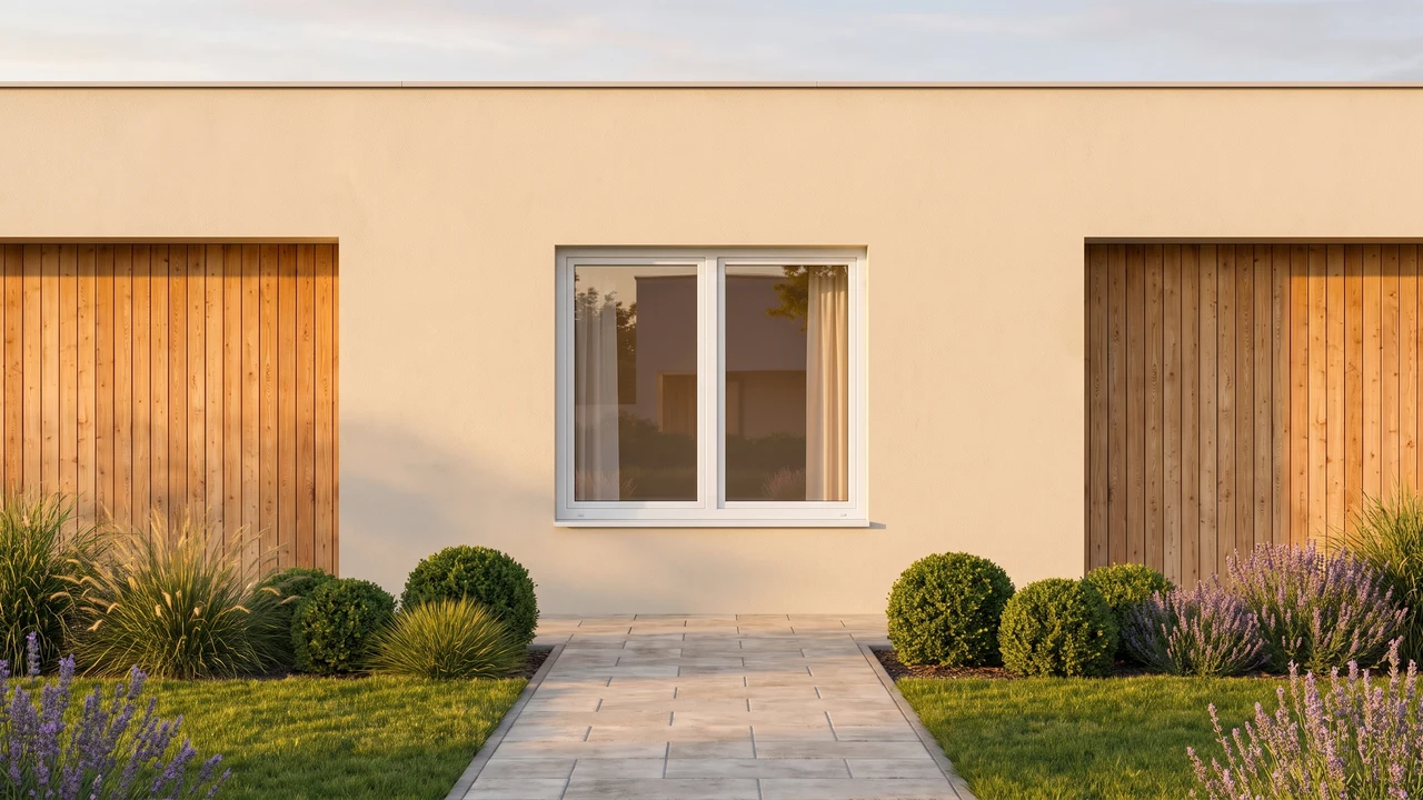 Haus mit BUDVAR Ecofutural OC-Fenstern — Außenansicht