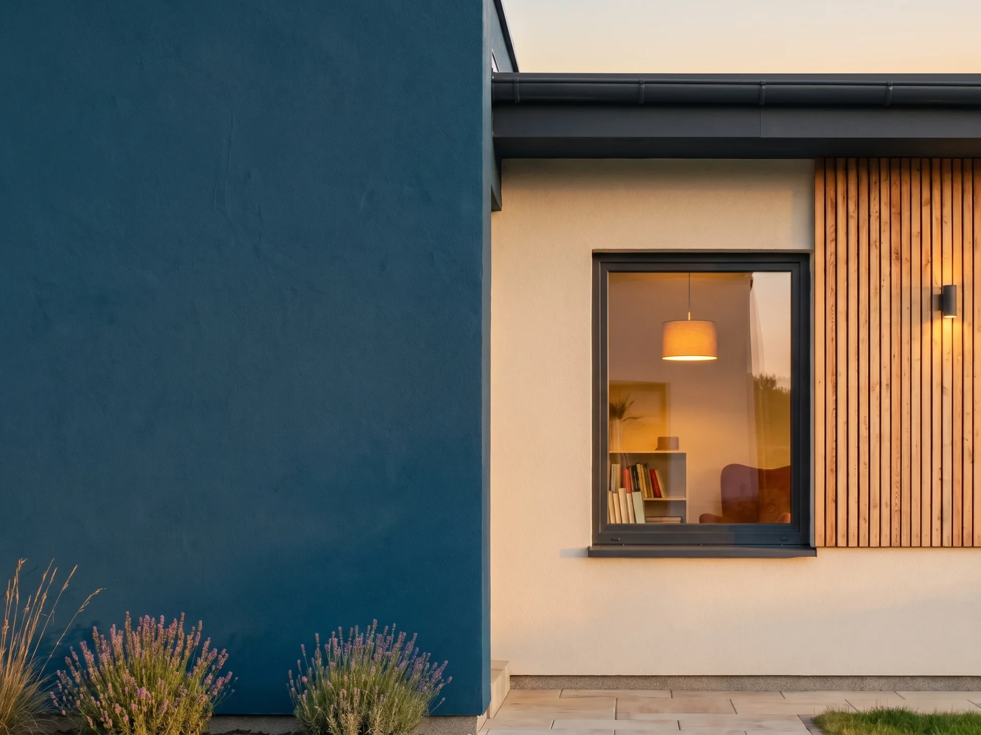 Fenster aus PVC und Aluminium