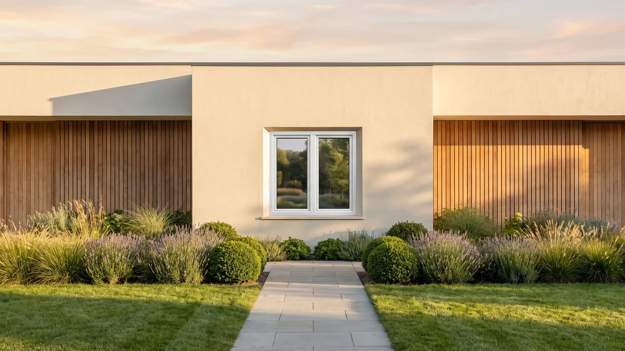Haus mit BUDVAR T-Classic Reno-Fenstern — Außenansicht