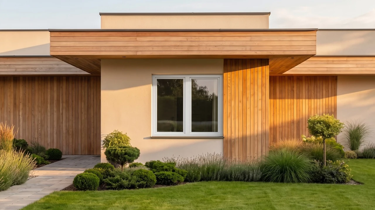 Haus mit BUDVAR T-Comfort-Fenstern — Außenansicht