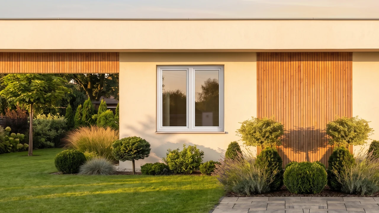 Haus mit BUDVAR T-Perfekt-Fenstern — Außenansicht